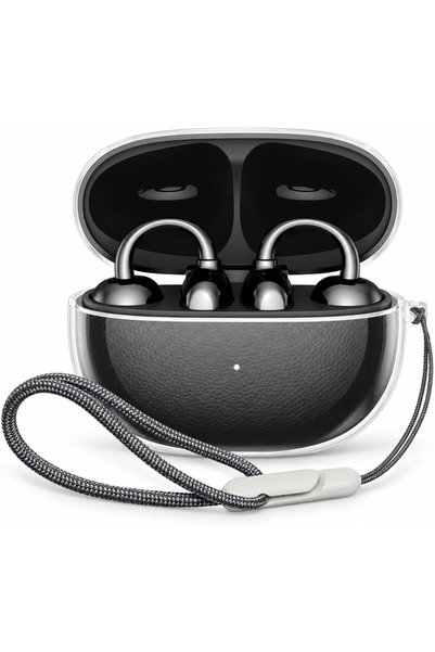 Generic غطاء لسماعات HONOR Choice Earbuds Clip 2 Pro، غطاء شفاف مقاوم للصدمات...