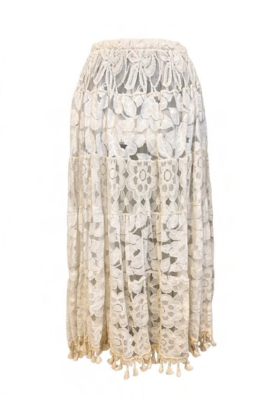 PHUTİ COLLECTION Italian Lace Skirt