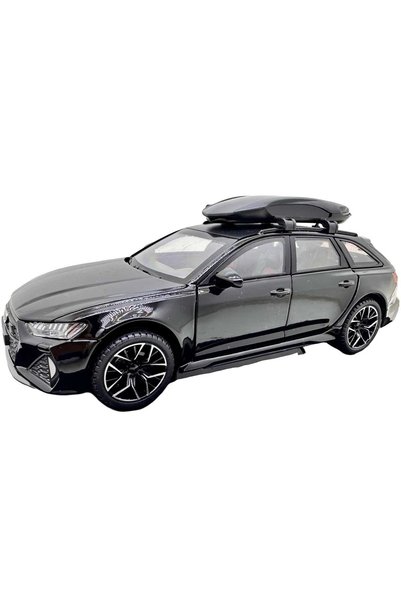 Jinlifang Audi RS6 Avant Quattro Model Die-Cast 1:24, Negru