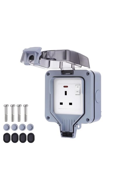 Generic مقابس خارجية، مقبس طاقة مقاوم للماء IP66، منافذ كهربائية جدارية مع غط...