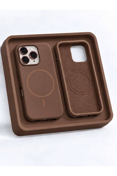 Miyole iPhone 14 Pro Max Uyumlu MagSafe Destekli Silikon Kılıf ve Kamera Lens...