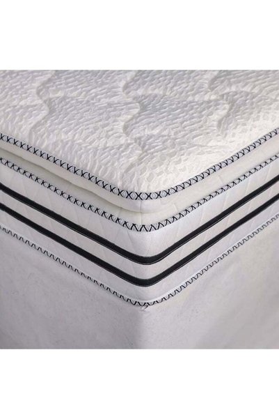 Danube Home Royal Pillow Top Bonnel Side Encased Mattress | Medium Firm Feel ...