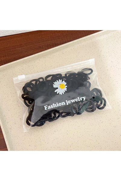 Generic 100 Pcs Baby Girls Hair Ties - Small Size Elastic Hair Ties for Baby ...