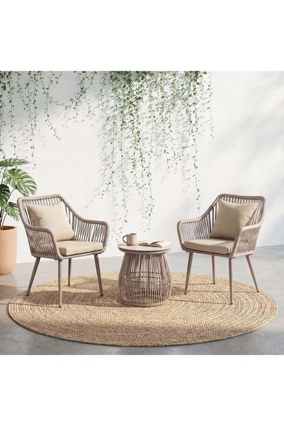 Danube Home Verona Balcony Set 1+2 | 2-Seater Set With Table | All Weather 3 ...
