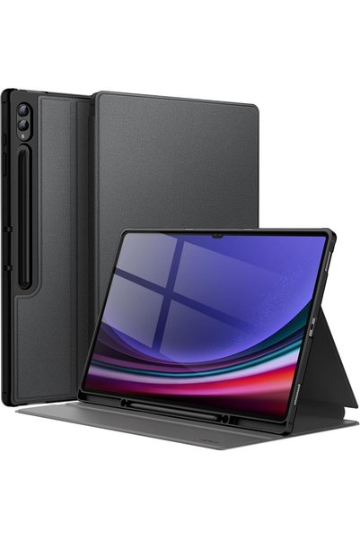 Generic حافظة فوليو لجهاز جالاكسي تاب إس 10 ألترا/إس 9 ألترا 14.6 بوصة، أسود
