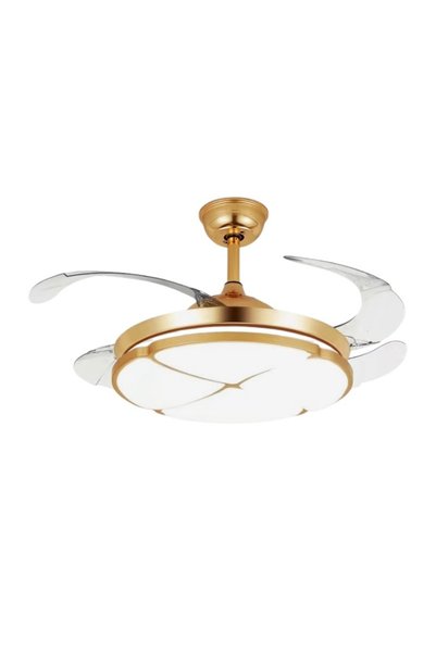 Tradesor Ανεμιστήρας οροφής και φωτιστικό - DS-6604 - 96W - 431620 - Χρυσό