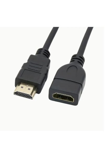Generic كابل تمديد HDMI، ذكر إلى أنثى، 1.5 متر، أسود، يدعم عرض HD، محول توصيل...