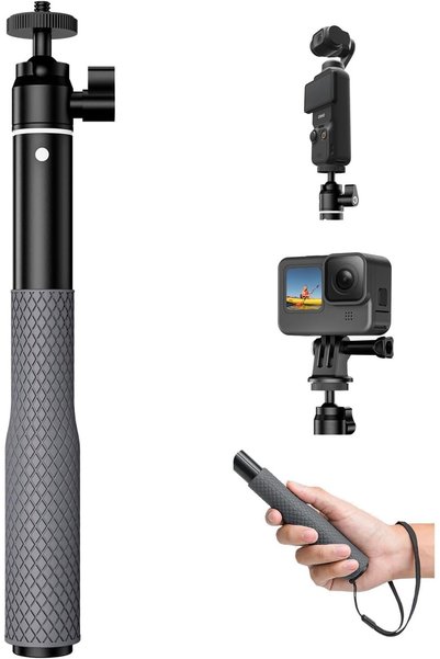 Generic عصا سيلفي 360 درجة لـ GoPro، عصا تمديد مقاومة للماء بطول 25.75 بوصة م...