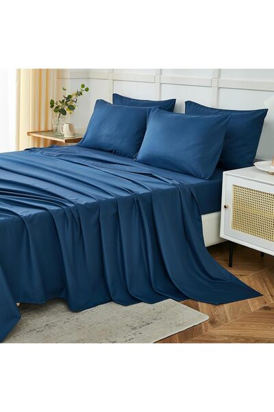 Generic King Size Sheets Set 6 Piece, Hotel Luxury Super Soft 1800 Series Mic...