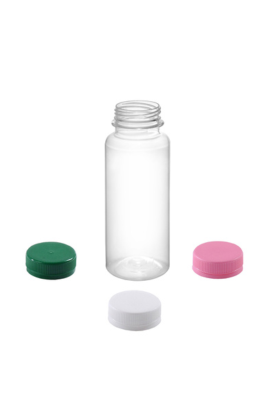 Tomis Plast Sticla plastic 250ml rotunda cu capac 38mm