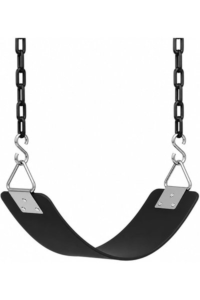 Generic Swing Seat with 150cm Anti-Rust Chains Thermoplastic Coated Support 1...