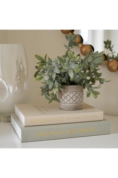 Generic Decorative Books Set of 2, Beautiful Linen Boxes Decor Coffee Table B...