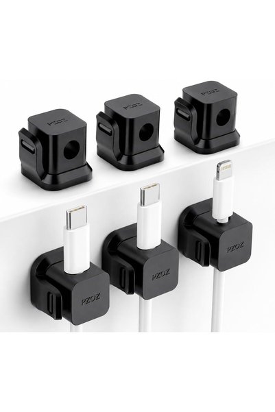 Generic Cable Organizer 6 Pack, Adhesive Cable Clips