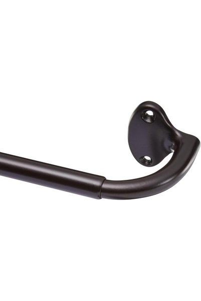 Generic Room Darkening Blackout Curtain Rod - 121.9 to 223.5 cm, Dark Bronze ...