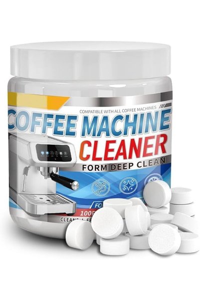 Generic 100 قطعة من منتجات تنظيف ماكينات القهوة - مزيل الترسبات ومزيل الروائح...