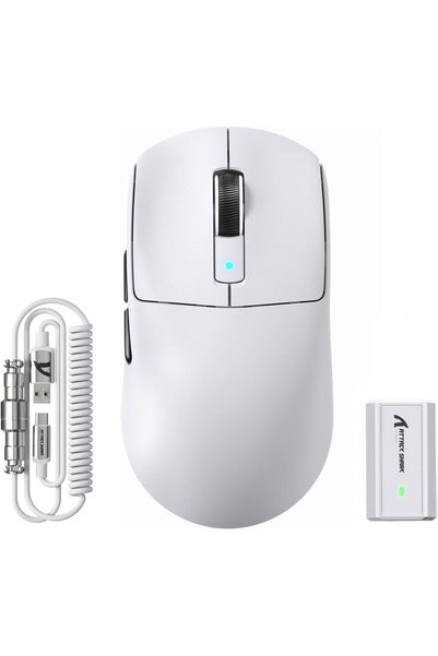 Generic فأرة ألعاب لاسلكية خفيفة الوزن ATTACK SHARK R6 بتردد 8000 هرتز وسرعة ...