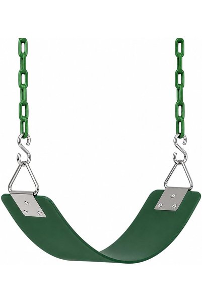Generic Swing Seat with 150cm Anti-Rust Chains Thermoplastic Coated Support 1...