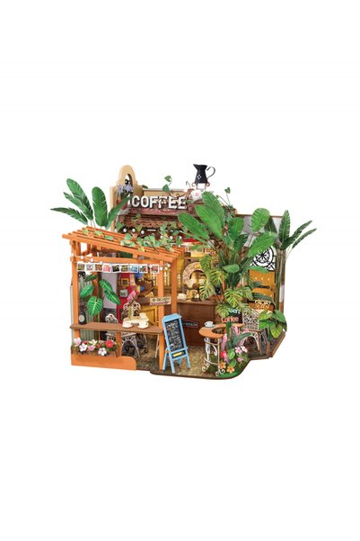 Rolife 3D Puzzle Minihouse Leafree Café, RoLife, 800 pieces