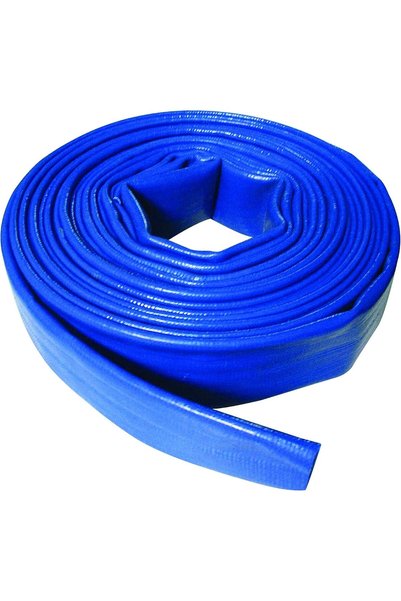 Generic 633827 خرطوم مسطح، أزرق، 10 متر × 25 مم