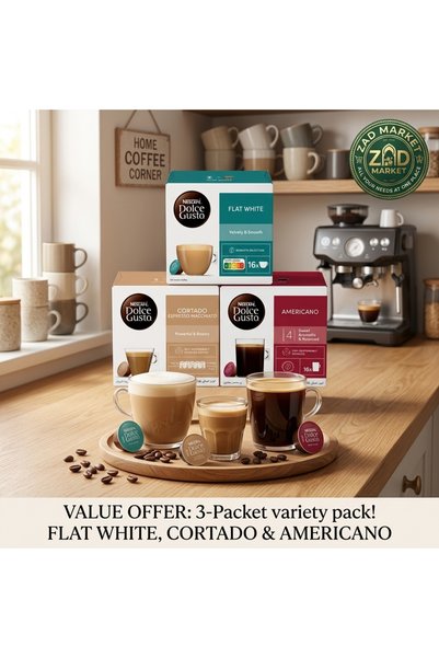 NESCAFÉ DOLCE GUSTO عرض التوفير الثلاثي كبسولات نسكافيه دولتشي غوستو - تشكيل...
