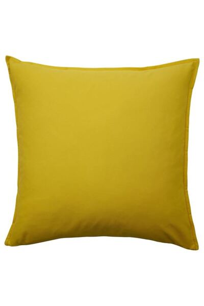 IKEA GURLI kırlent kılıfı, sarı, 65x65 cm