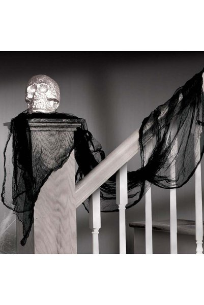 ANTBRO Plasă Decorativă Neagră de Halloween cu Textură Densă 6m, ANTBRO®