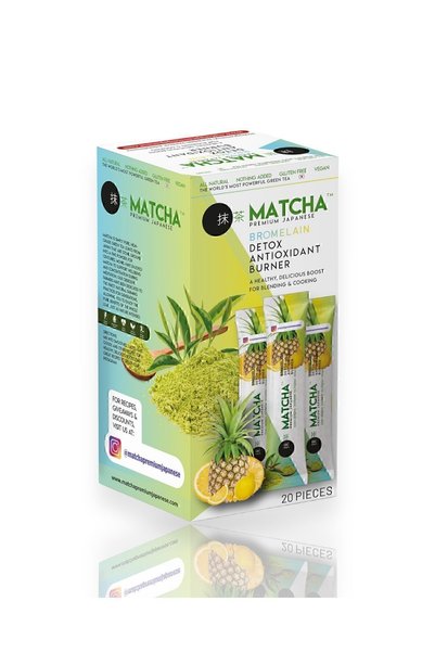 Genel Markalar Premium Japanese MATCHA & BROMELAİN Limon Aromalı Detox Burner...