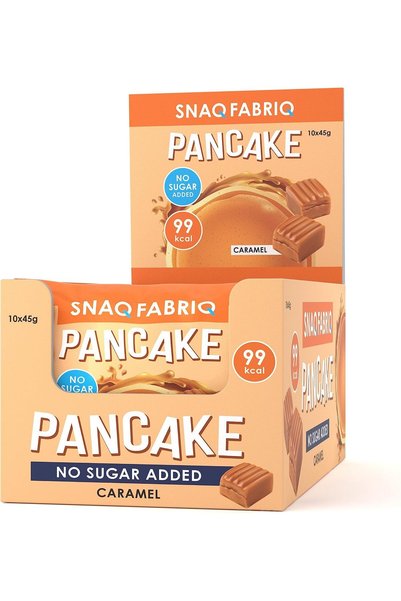SNAQ FABRIQ Pancake with Caramel Filling No Sugar Added 10x45g