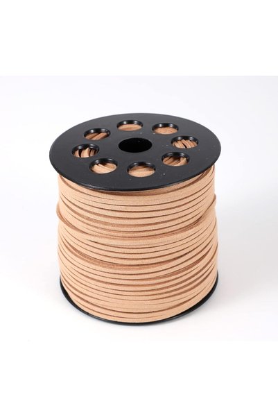 Generic REDDOTGIFT Suede Cord,Leather Ribbon 2.6mm Suede Lace Faux Leather Co...