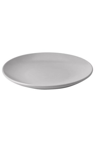 IKEA FÄRGKLAR tatlı tabağı, mat açık gri, 20 cm