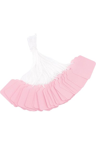 Generic 200Pcs Price Tags with String Attached, Price Display Tags, .4x1.8 in...