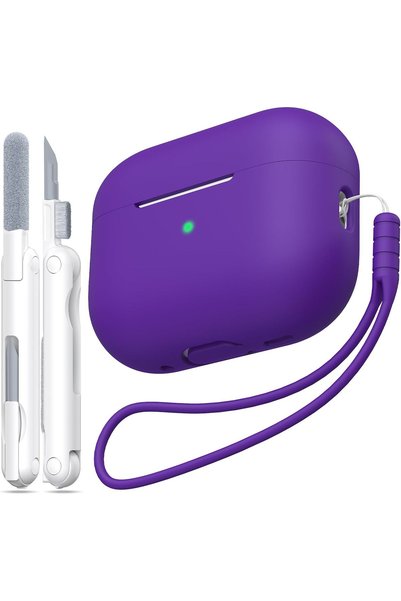 Generic غطاء حماية لسماعات AirPods Pro من الجيل الثاني، غطاء من السيليكون الن...