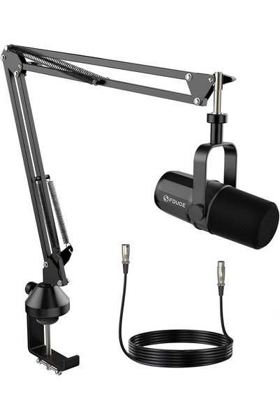 Generic XLR Dynamic Microphone for Vocal Recording, Podcasting, Gaming, Live ...
