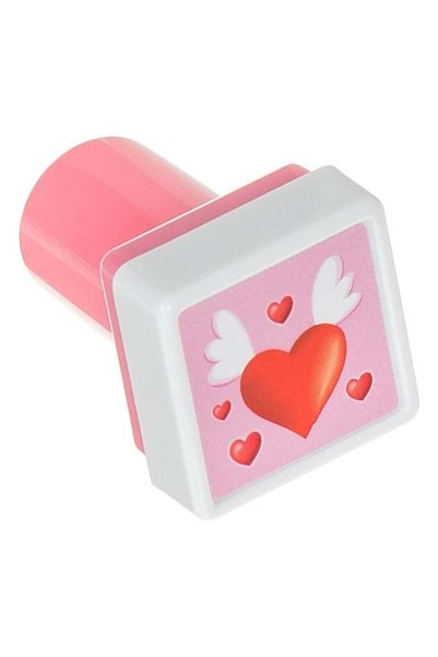 ANTBRO Ștampilă Pătrată cu Inimioare și Mesaje Love de Sf. Valentin, Cerneală...
