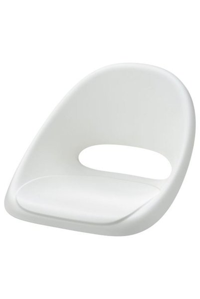 IKEA LOBERGET çalışma sandalyesi oturma yeri, beyaz, 43x34 cm
