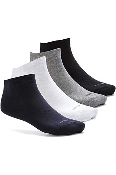 Generic مجموعة من (4) جوارب قصيرة نصفية للرجال - مناسبة للرجال