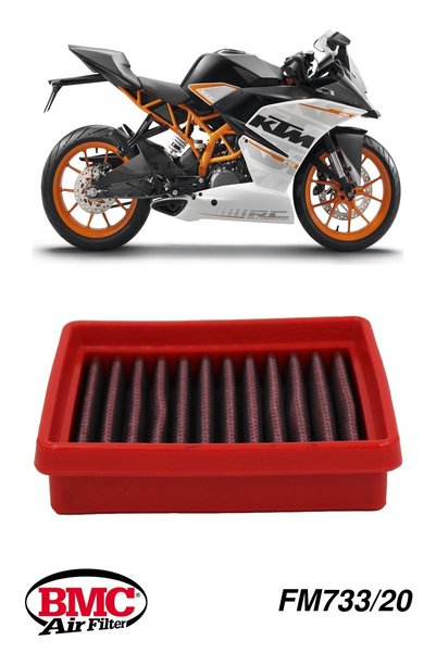 Bmc FM733/20 KTM 125/200/250/390 Duke 2011-2016, 125/200/250/390 RC 2014-2020 Kutu İçi Hava F