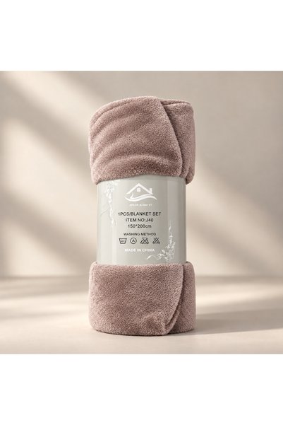 Afkar Albayet Soft Fleece Blanket 150X200 cm – Comfort and Warmth with a Luxu...