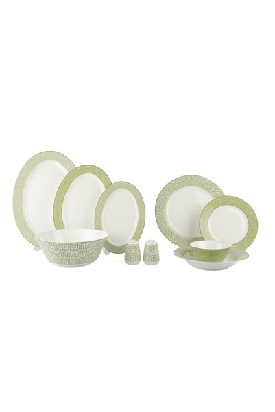 Mikasa Moor Soft Green 58 Parça 12 Kişilik Yemek Takımı