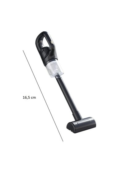 The Hub Aspirator Portabil fara Fir pentru Casa si Auto, Incarcare USB, Autonomie 45 min, Negru