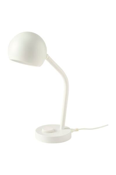 IKEA KORVSNÖRE LED'li masa lambası, beyaz, reostalı