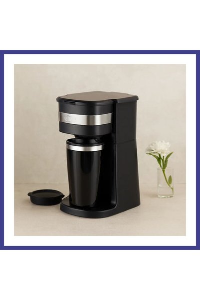 Bezos Filtre Kahve Makinesi 700W 400ml Portatif Çelik Bardak MRL