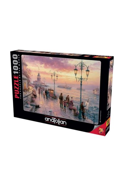 Anatolian Puzzle Gün Batımında Kız Kulesi - 1000 Parça