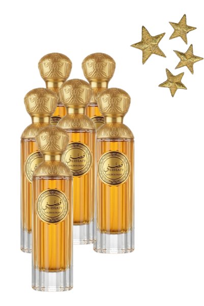 Al aqeeq 6 قطع Gissaty Golden Dust Perfume 100مل