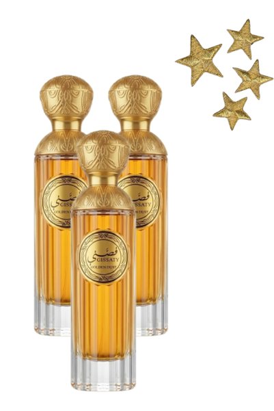Al aqeeq 3 قطع Gissaty Golden Dust Perfume 100مل