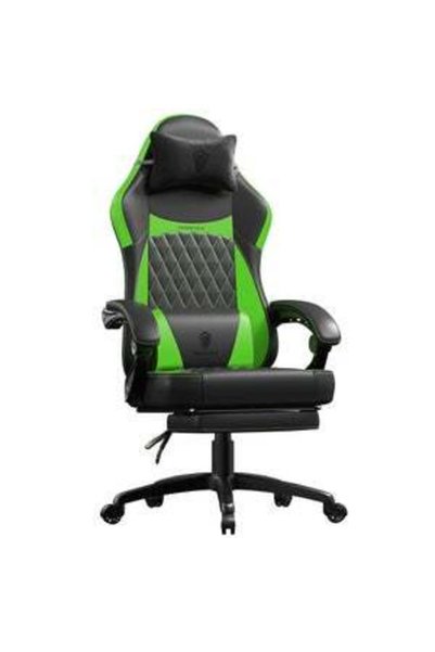 DOWINX Scaun de gaming ergonomic, tip racing, din piele PU, cu suport lombar