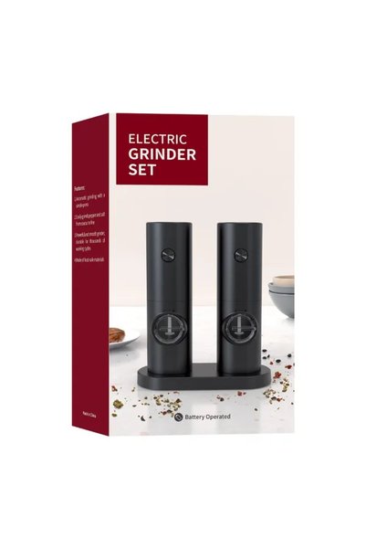 Genos Electric plastic grinder, with batteries