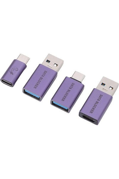 GENERAL Data Blocker, USB A Male to USB C Female Safe Car Charging Defender, ...