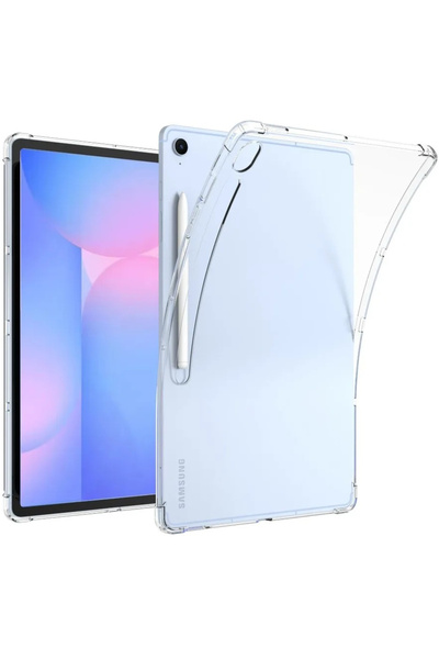 XGSM Husă pentru Samsung Galaxy Tab S10 FE+ Plus, din silicon, transparentă