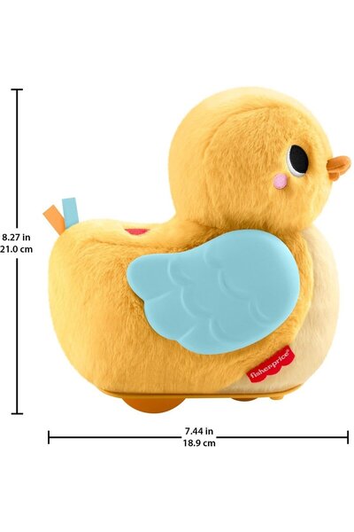 mattel Fisher-Price: Λούτρινα Παιχνίδια - Πάπια με Κίνηση & Ήχους (JMX99)